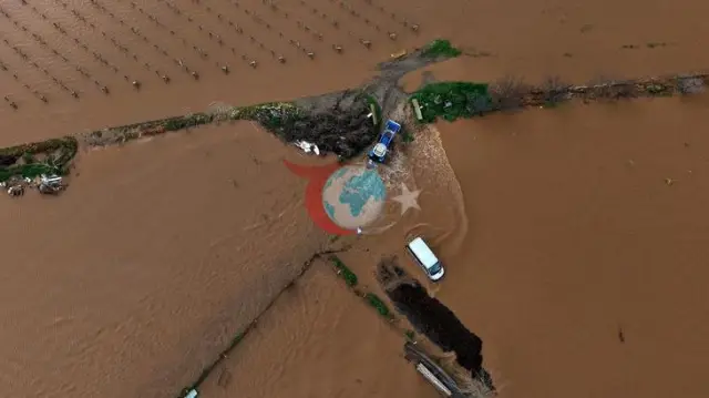 Gediz Nehri Taştı: Manisa'da Tarım Alanları Sular Altında