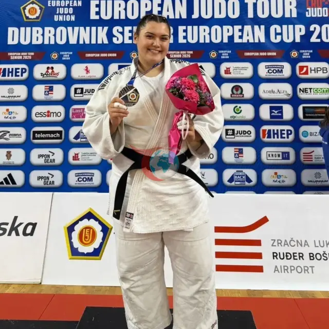 Manisalı Sporcu Duygu Dirgen, Hırvatistan'da Gümüş Madalya Elde Etti