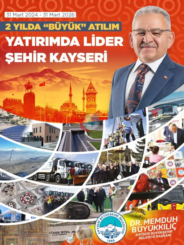 Başkan Büyükkılıç'ın Vizyonuyla Kayseri Yatırımda Zirveye Çıkıyor