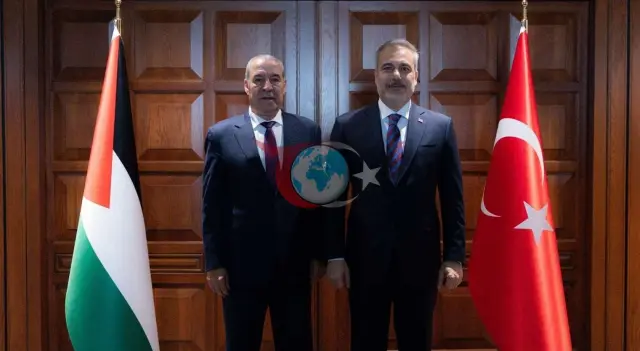 Hakan Fidan, Filistin Devlet Başkan Yardımcısı ile Ankara'da Buluştu