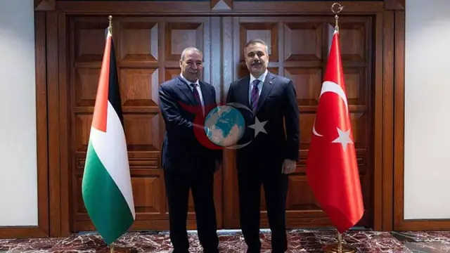 Bakan Fidan, Filistinli Yetkili Hüseyin Şeyh ile Buluştu