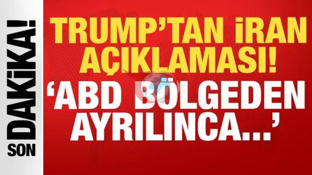 Trump'tan Kritik İran Açıklaması: Dünya Nefesini Tuttu!
