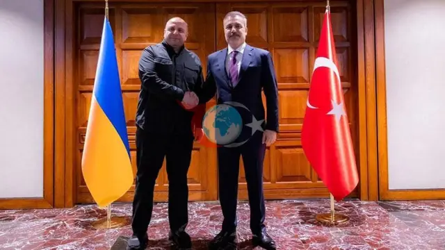 Bakan Fidan, Ukrayna'nın Güvenlik Yetkilisi Umerov ile Ankara'da Bir Araya Geldi