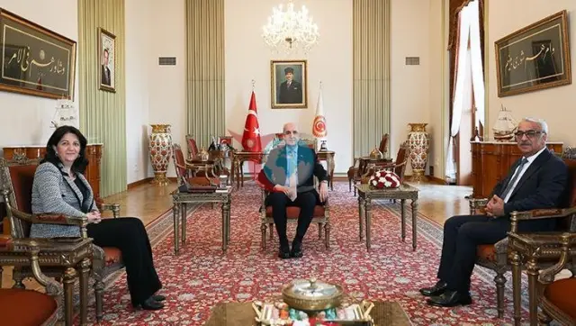 TBMM Başkanı Kurtulmuş, DEM Parti Üyeleri Buldan ve Sancar'ı Ağırladı