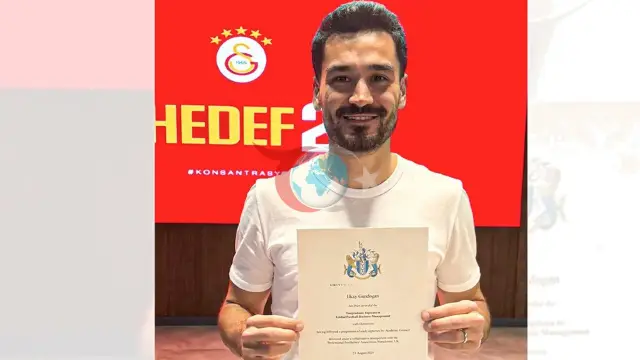 İlkay Gündoğan Master Diplomasını Kazandı