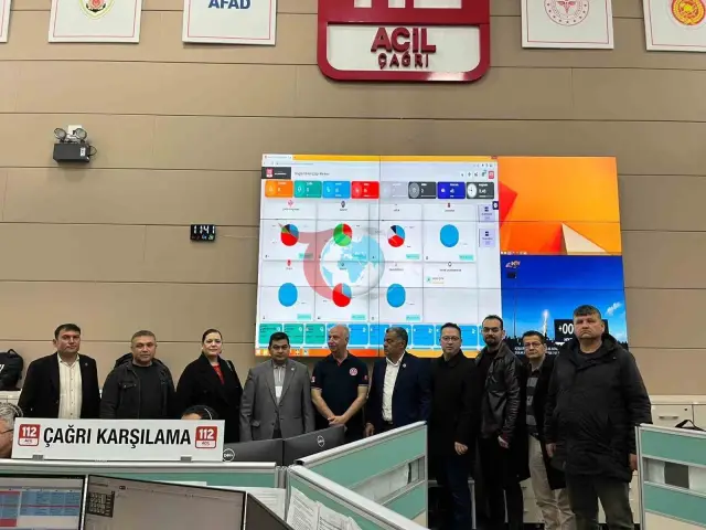 Muğla'da 112 Acil Çağrı Merkezi Muhtarlarla Buluştu