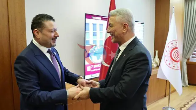 Ticaret Bakanı Bolat, Suudi Büyükelçi Abualnasr ile Görüştü