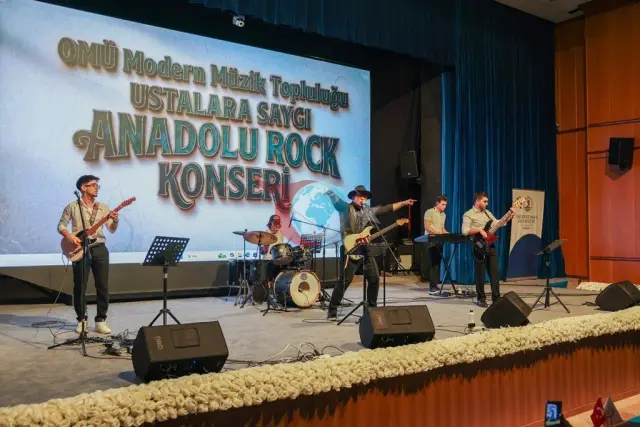 OMÜ'de Anadolu Rock Rüzgarı: Ustalara Saygı Konseri