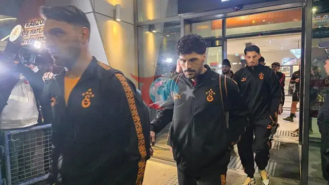 Galatasaray, Trabzonspor Maçı İçin Trabzon'a Geldi