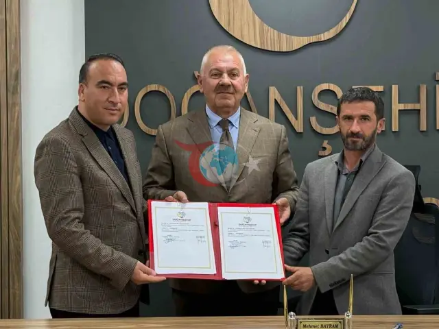 Doğanşehir'e Yeni Taziye Evi İçin Protokol İmzalandı