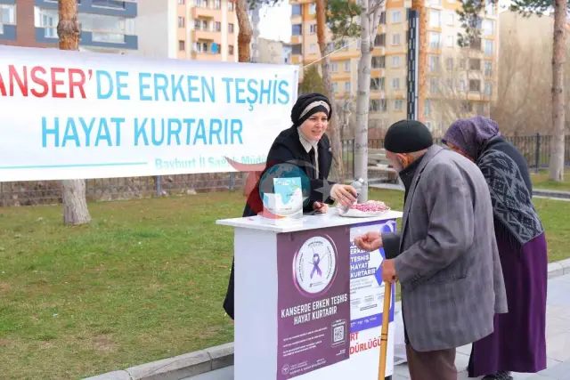 Bayburt'ta Ulusal Kanser Haftası Etkinlikleri Başladı