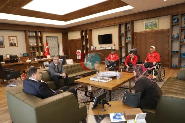 Vali Musa Işın, Boccia Sporcularını Kutladı