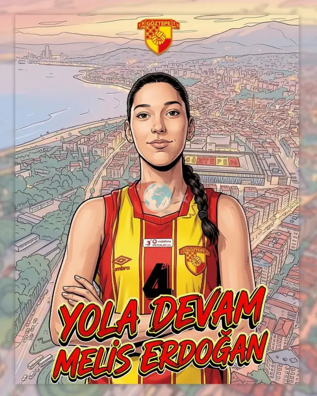 Göztepe Voleybol Melis Erdoğan ile Yola Devam Ediyor