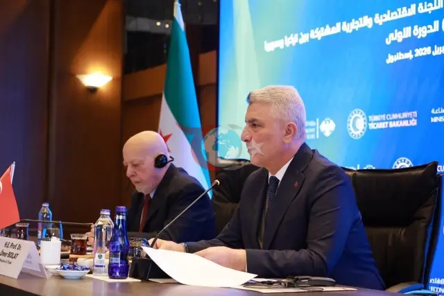 Ticaret Bakanı Bolat ve Suriye Bakanı el-Şa’ar İstanbul'da Buluştu