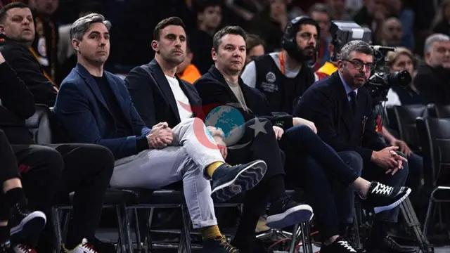 NBA Europe Ekibi Galatasaray'ın Avrupa Maçını Tribünden Takip Etti