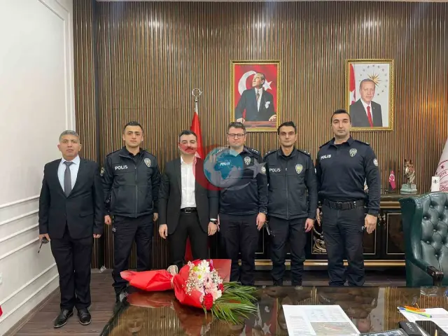 Dicle Kaymakamı Atış, Polis Haftasında Emniyet Mensuplarını Ağırladı