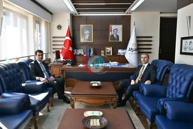 Afyonkarahisar Valisi Aktaş'tan Uşak Valisi Kartal'a Nezaket Ziyareti