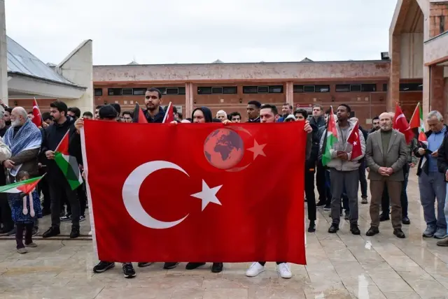 OMÜ'de Filistin İçin Dayanışma Etkinliği