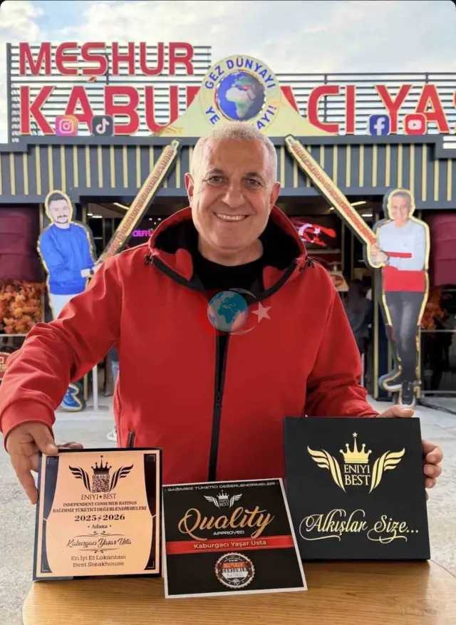 Adana'nın Kaburgacı Yaşar Usta'sı 'En İyi Et Lokantası' Ödülünü Kazandı