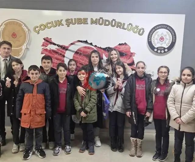 Faik Güngör Ortaokulu’ndan Polis Haftası'na Anlamlı Ziyaret