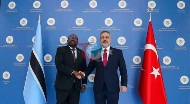 Hakan Fidan, Botsvana'dan Butale ile Başkentte Bir Araya Geldi