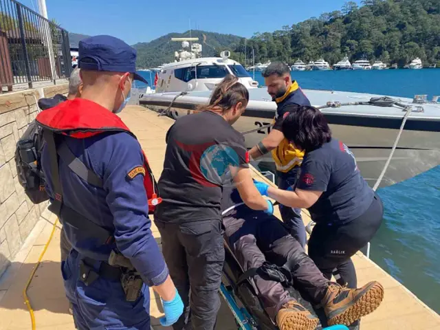 Fethiye'de Sağlık Sorunu Yaşayan Kişiye Acil Müdahale
