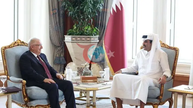 Bakan Güler, Katar Emiri Al Thani ile Görüştü