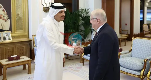 Bakan Güler, Doha'da Al Thani ile bir araya geldi