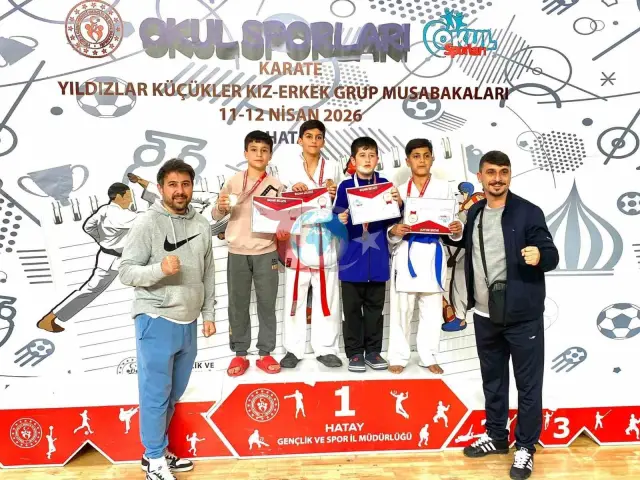 Kayseri'nin Genç Karatekaları Hatay'da Madalyaları Topladı