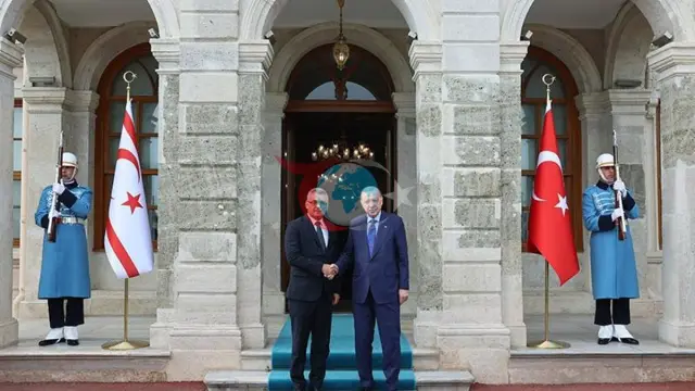 Cumhurbaşkanı Erdoğan, KKTC Lideri Erhürman'ı Ağırladı