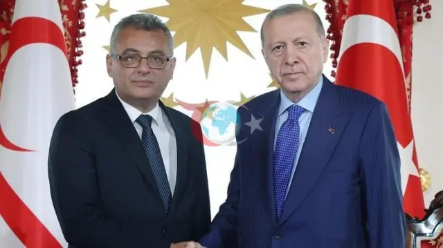 Erdoğan, KKTC Cumhurbaşkanı Erhürman ile İstanbul'da Bir Araya Geldi