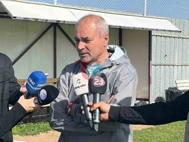 Elazığspor Teknik Direktörü Sözeri: 'Rakip Seçmeyiz, Sahaya Çıkıp Oyunumuza Bakarız'