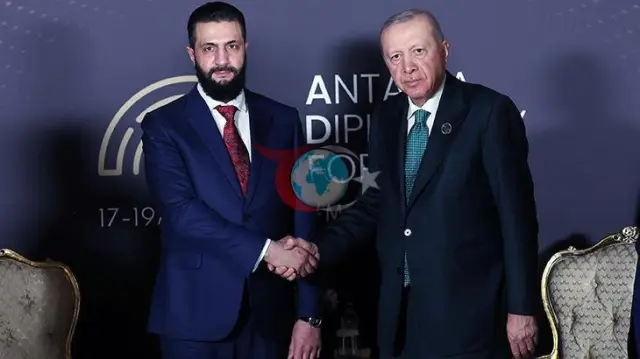 Cumhurbaşkanı Erdoğan, Şara ile Antalya'da Buluştu