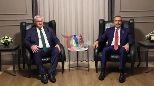 Hakan Fidan ve Ukraynalı Mevkidaşı Sybiha Antalya'da Buluştu