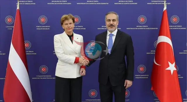 Bakan Fidan ve Letonya'lı Mevkidaşı Braze ADF Zirvesinde Buluştu