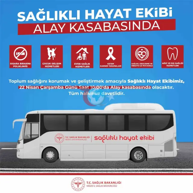Mobil Sağlık Ekipleri Alay Kasabası'nda Hizmet Verecek