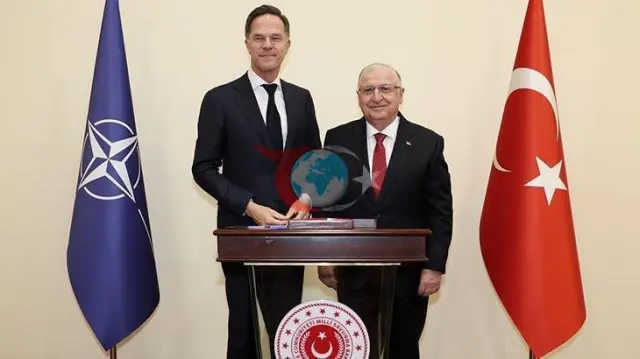 Bakan Güler ile NATO Genel Sekreteri Rutte Ankara'da Buluştu
