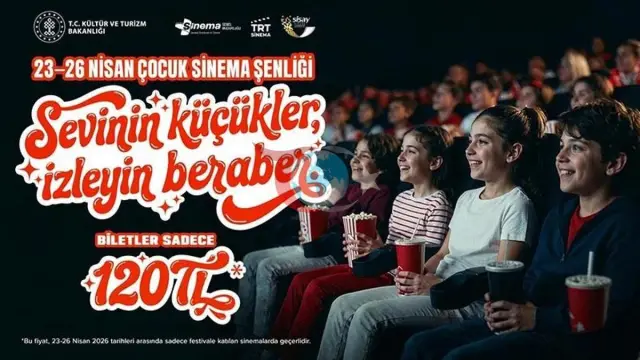 23-26 Nisan Arasında Sinema Biletleri 120 TL Olacak