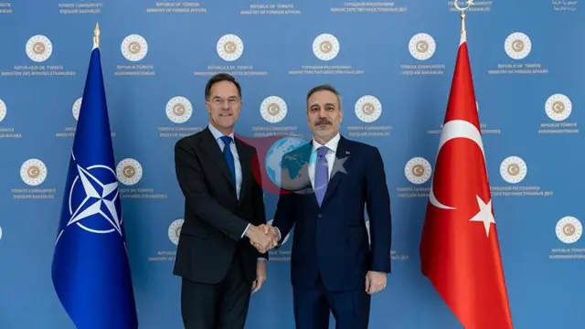 Bakan Fidan, NATO Lideri Rutte ile Ankara'da Buluştu