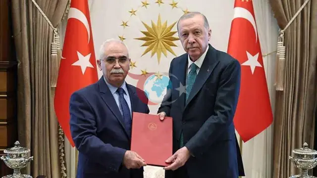 Cumhurbaşkanı Erdoğan, Yüksek Mahkeme Başkanı Özkaya ile Görüştü