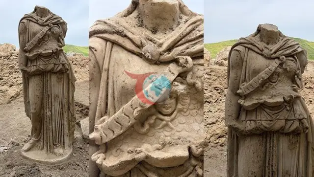 Laodikeia'da Heyecan Verici Keşif: Athena Heykeli Gün Yüzüne Çıkarıldı