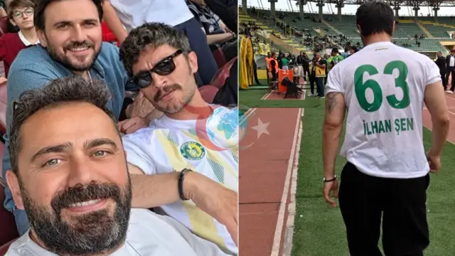 İlhan Şen Tribünlerde Coşkuyu Artırdı