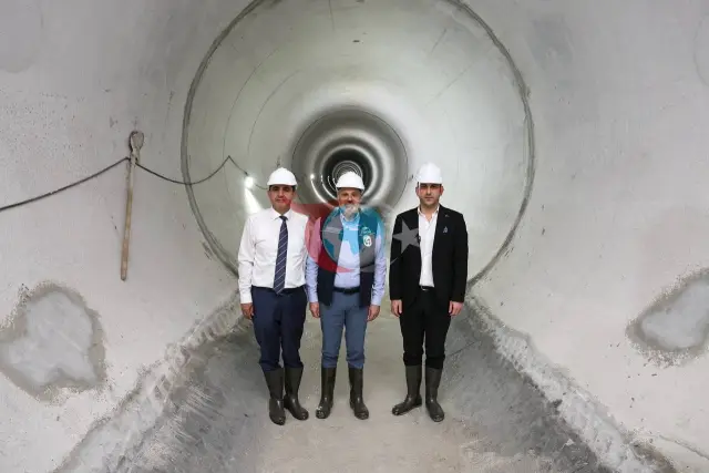 Başkan Öntürk, Dev Atık Su Tüneli Projesini Yerinde Değerlendirdi