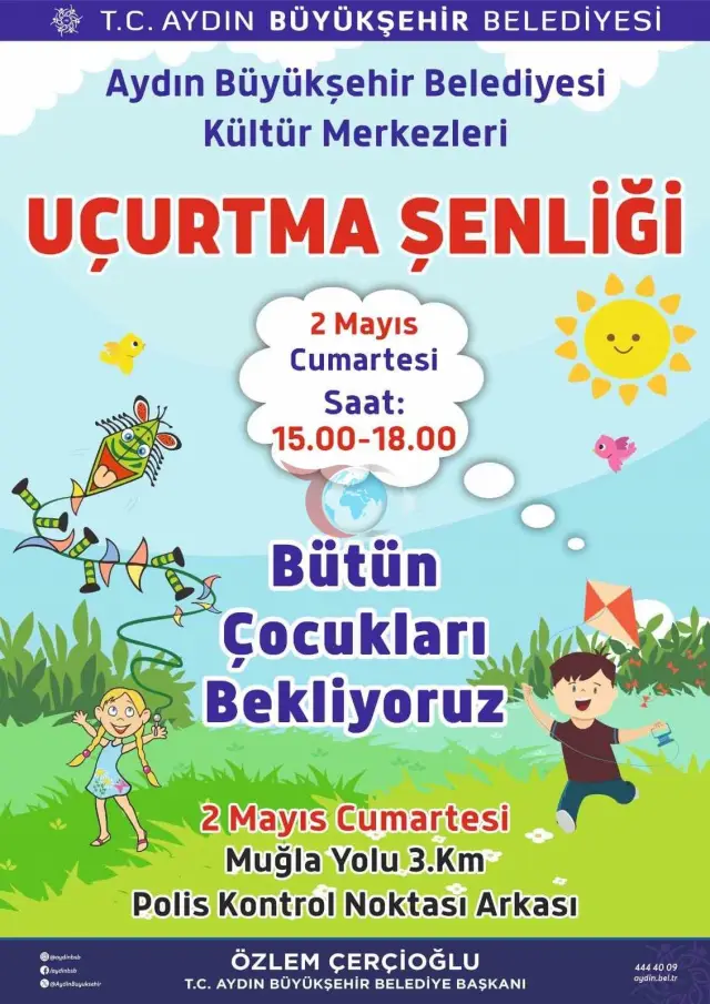 Başkan Çerçioğlu'ndan Çocuklara Uçurtma Şenliği Daveti
