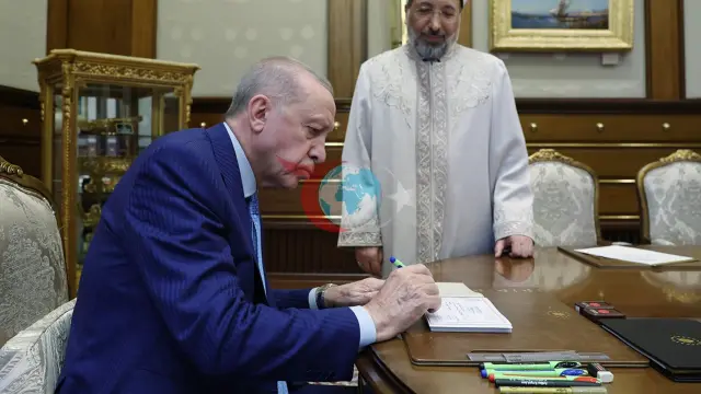 Cumhurbaşkanı Erdoğan'dan Türkiye Diyanet Vakfına Kurban Bağışı