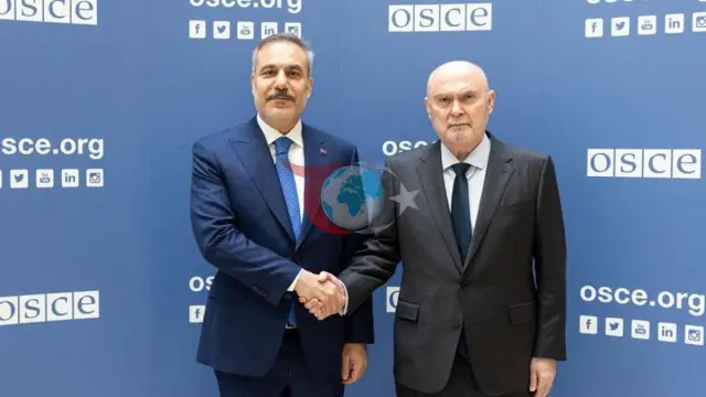 Bakan Fidan, AGİT Genel Sekreteri Sinirlioğlu ile Bir Araya Geldi