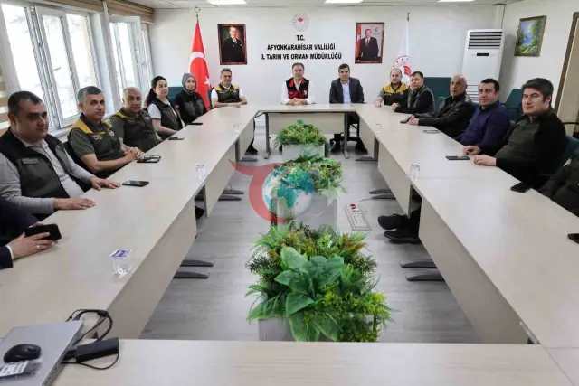 Afyonkarahisar'da Tarım ve Orman İl Müdürlüğü Koordinasyon Toplantısı Düzenledi
