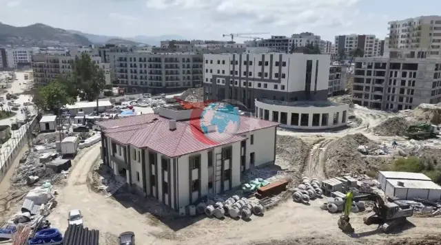 Defne İlçe Jandarma Binası İnşaatı Devam Ediyor