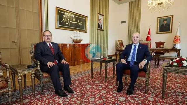 TBMM Başkanı Kurtulmuş, Ankara Valisi Canbolat ile Görüştü