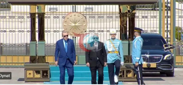 Erdoğan ve Tebbun Ankara'da Resmi Törenle Bir Araya Geldi